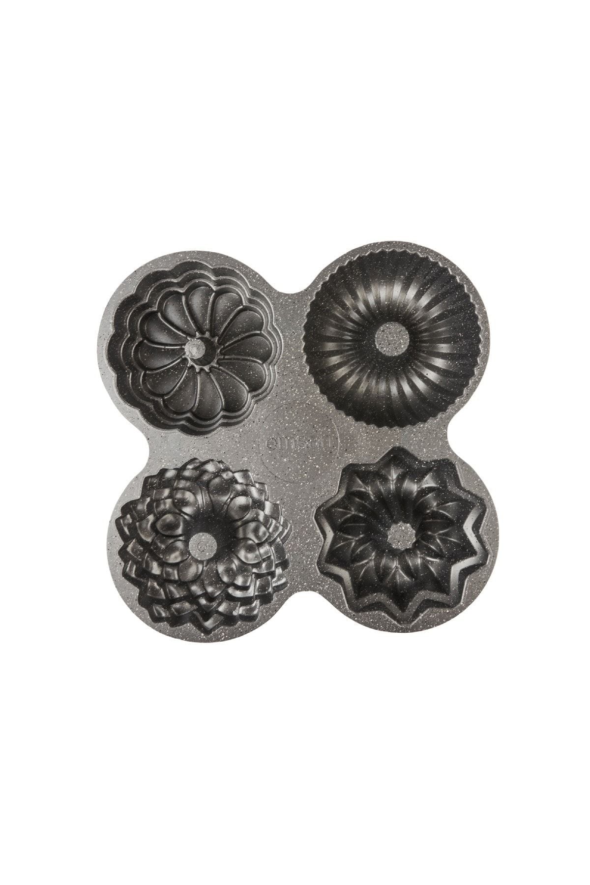 Griss Four In One 4 Piece Gray Cake Mold