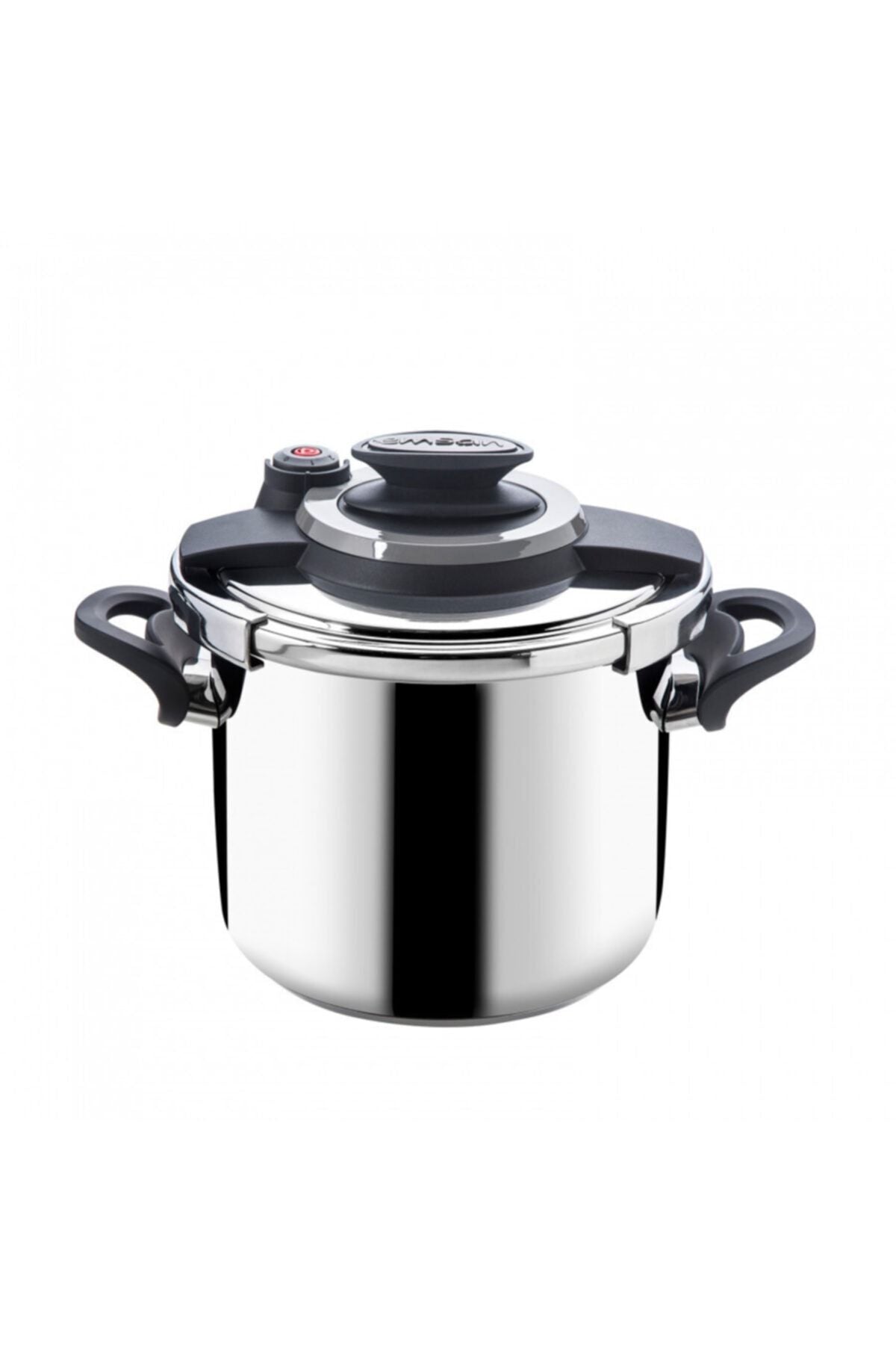 Montana 2 Piece 4+6 Liter Induction Based pressure cooker set black gray