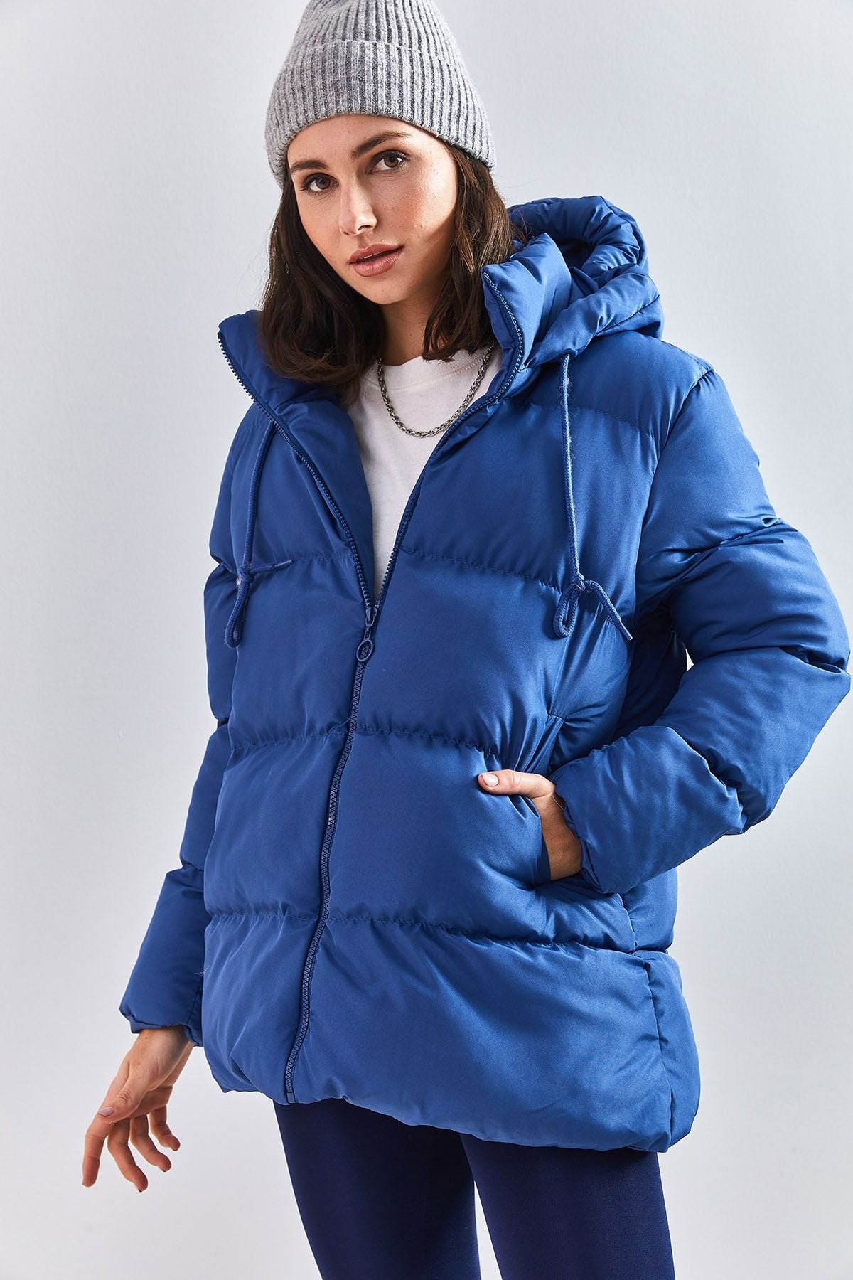 Women's Hopping Lung Laccik Long Swelling Coat