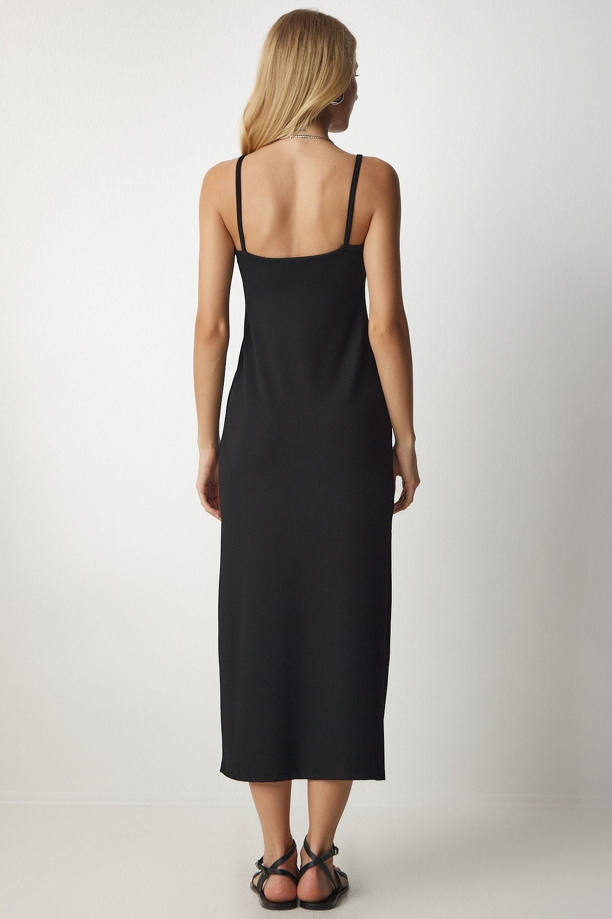Female Black Hanger Wick Pen Dress Mc00213