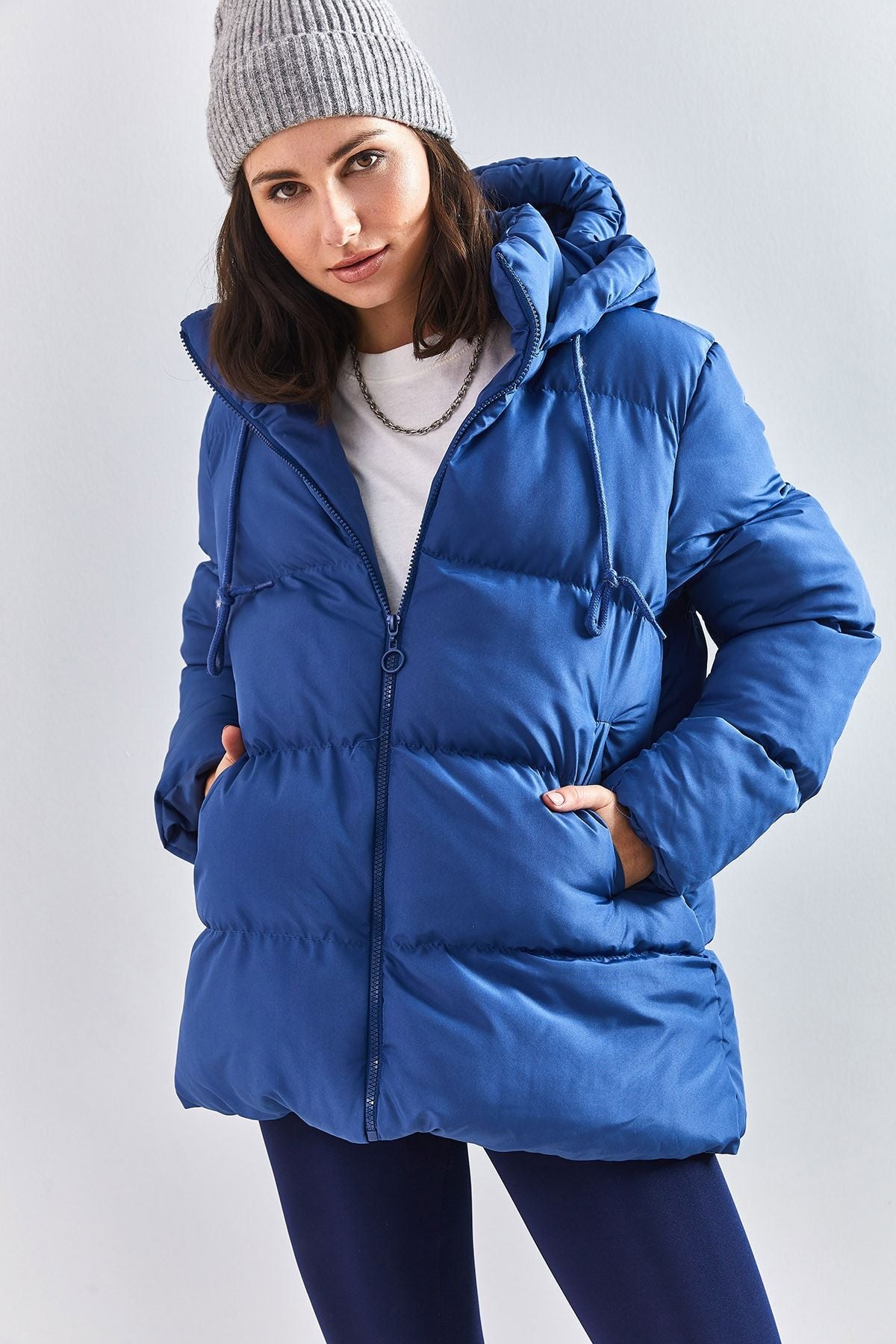 Women's Hopping Lung Laccik Long Swelling Coat