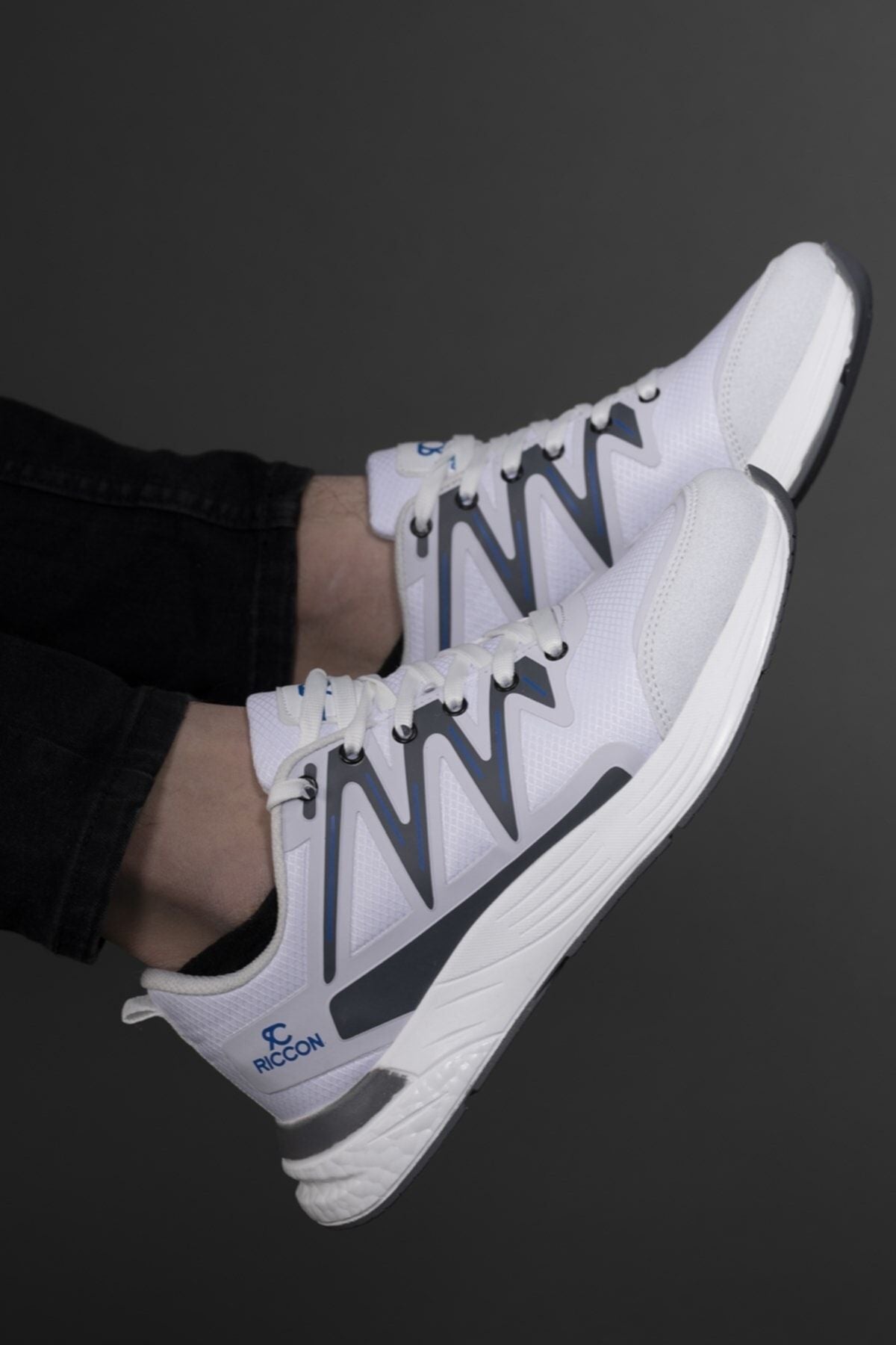 White Blue Men's Sneaker 0012301