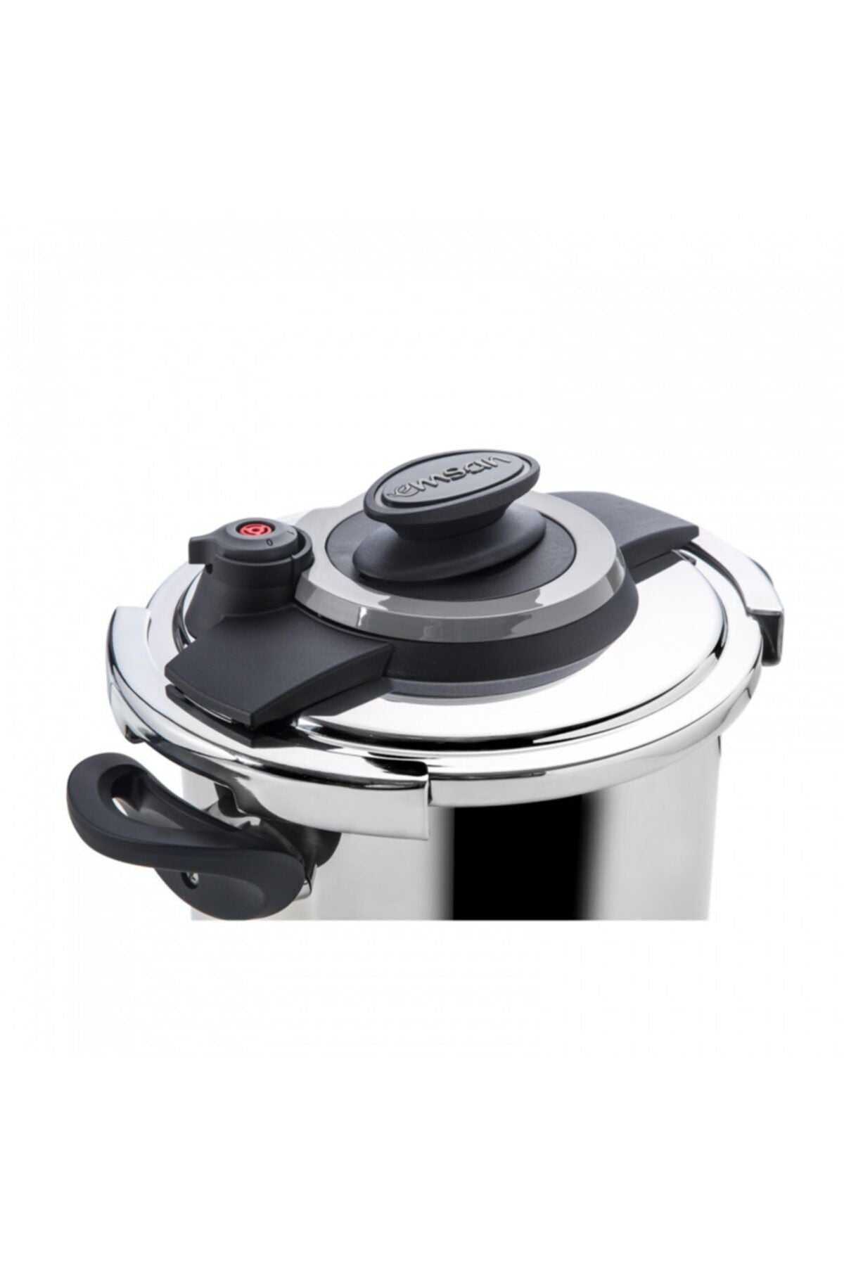 Montana 2 Piece 4+6 Liter Induction Based pressure cooker set black gray