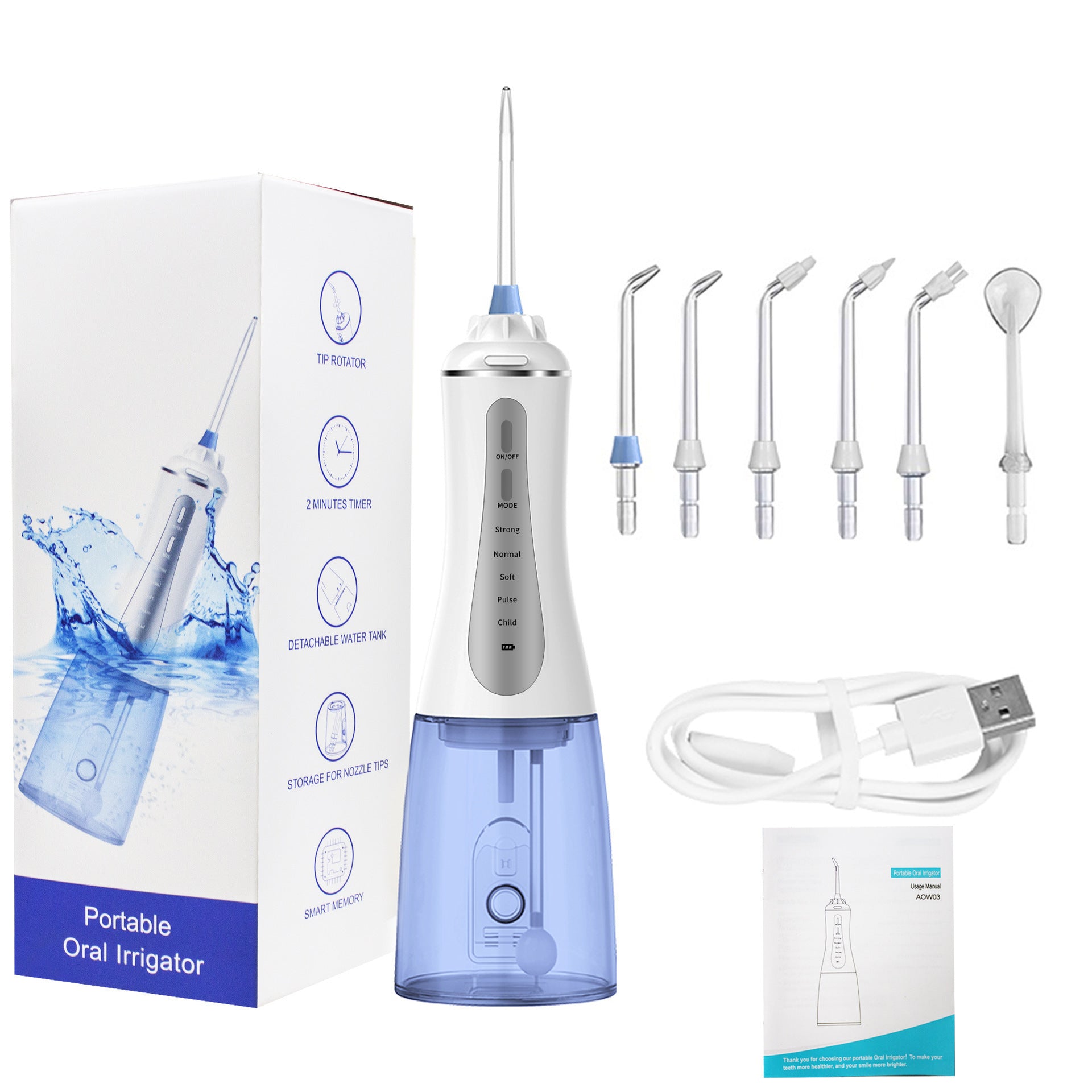 Portable Oral Irrigator Oral Cleaning Electric Teeth Cleaner