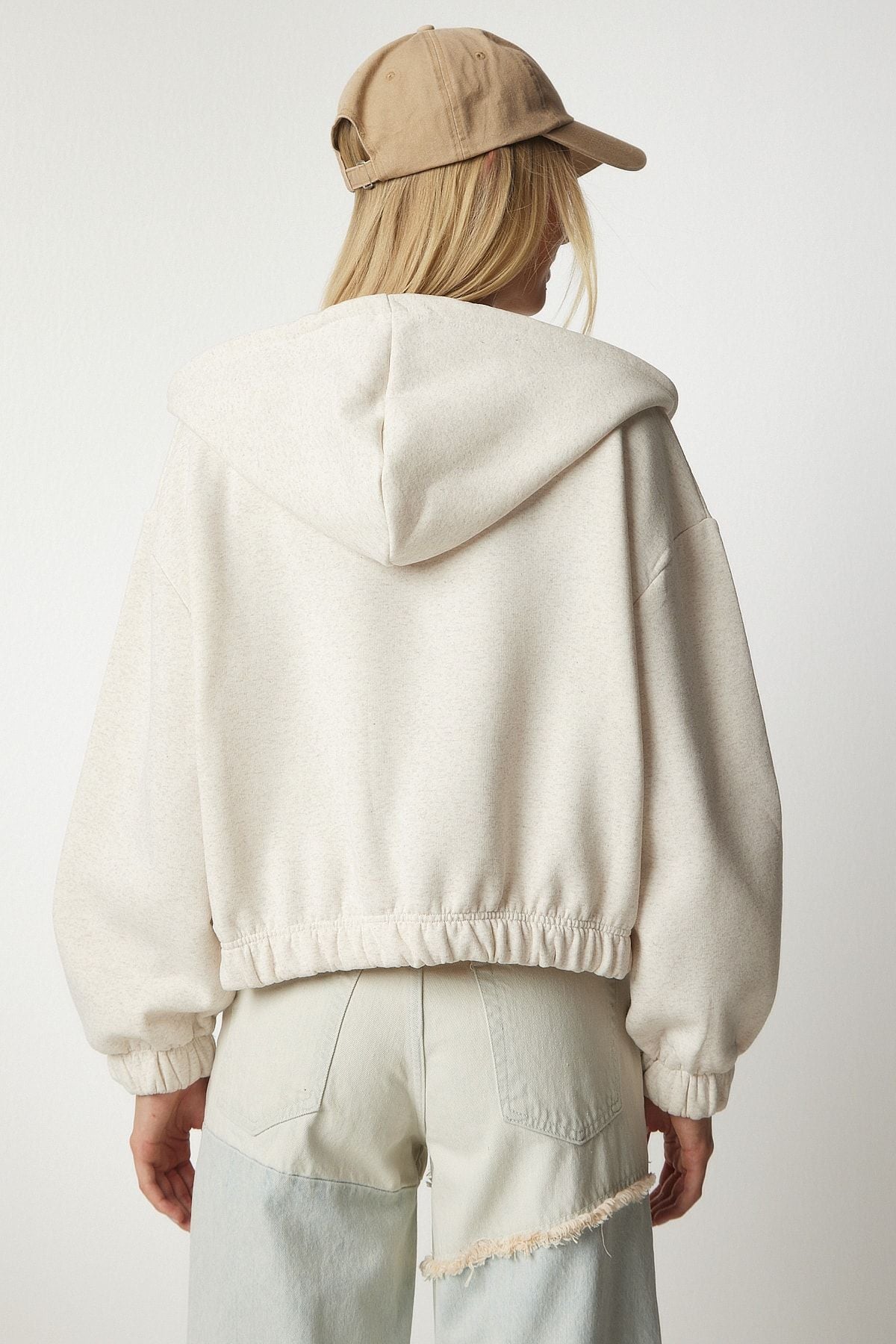 Women's Cream Hoped Sweatshirt UB00126