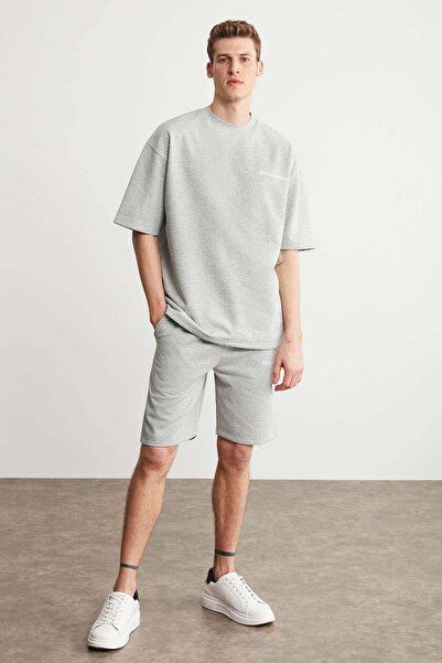 Colombia Men's 2-Piece Set Comfort Fit Relaxed Pattern Text Embroidered Non-Red Grimelange Tracksuit Set