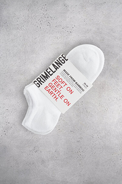 Zulıbel Plain Bamboo Women's 3-Pack Booties White Socks