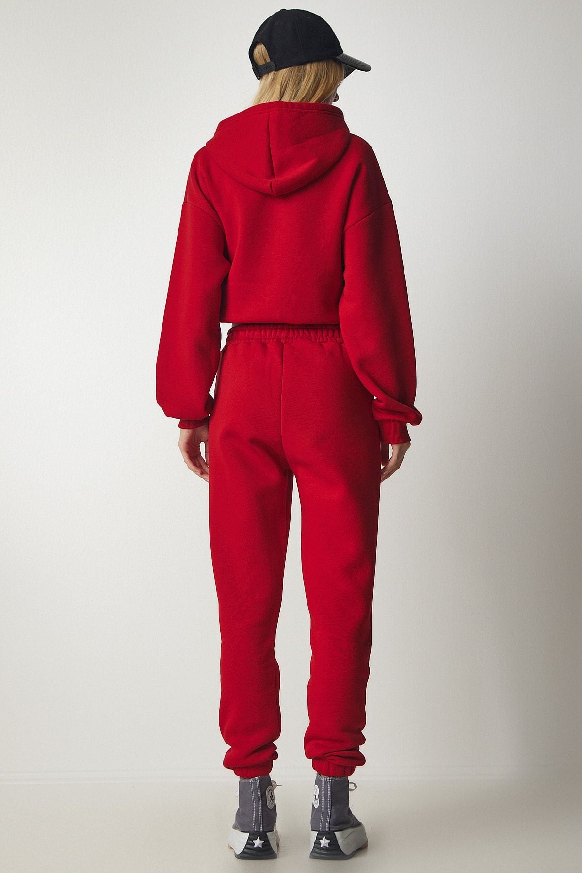 WOMEN'S RED HAPPENED FLAR WATHERS DD00762