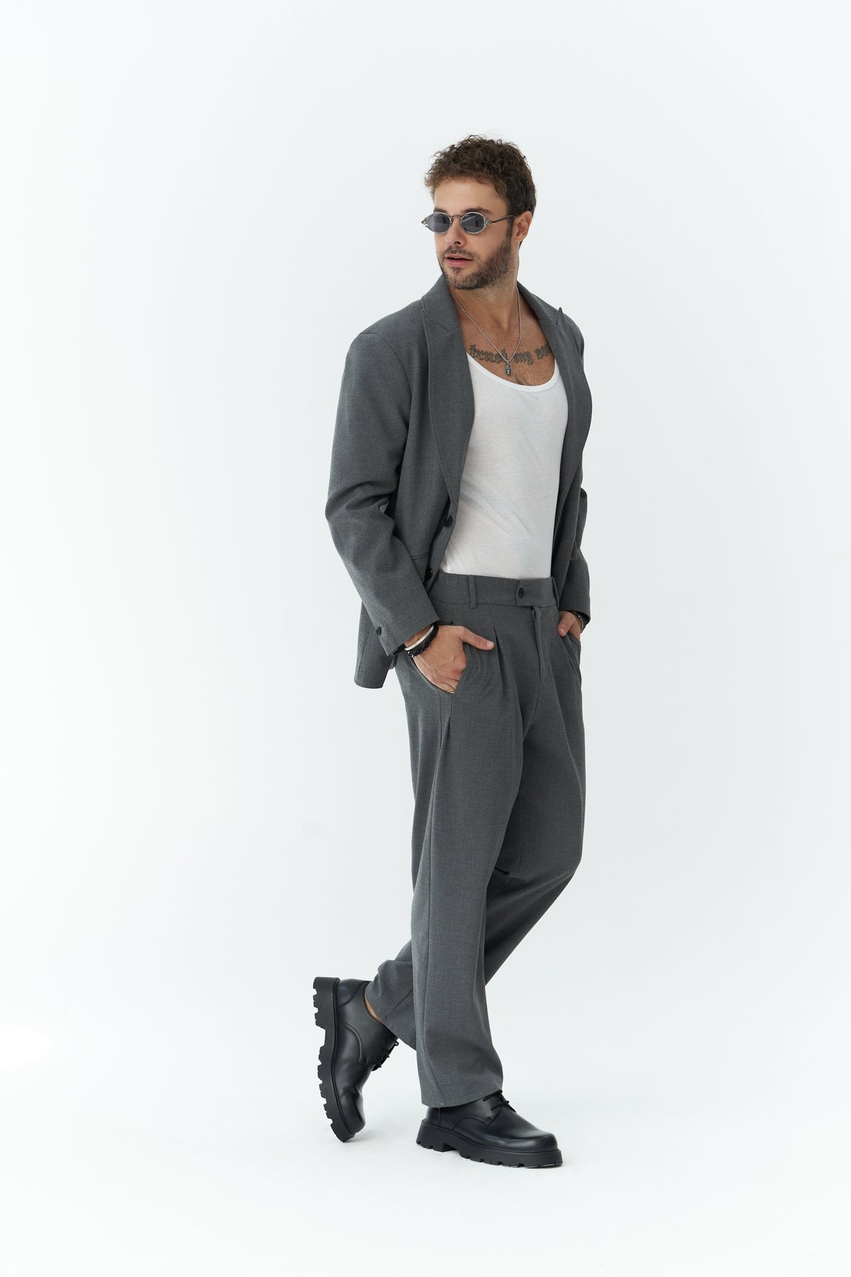Orlando Smoked Men's Jacket Trousers Set