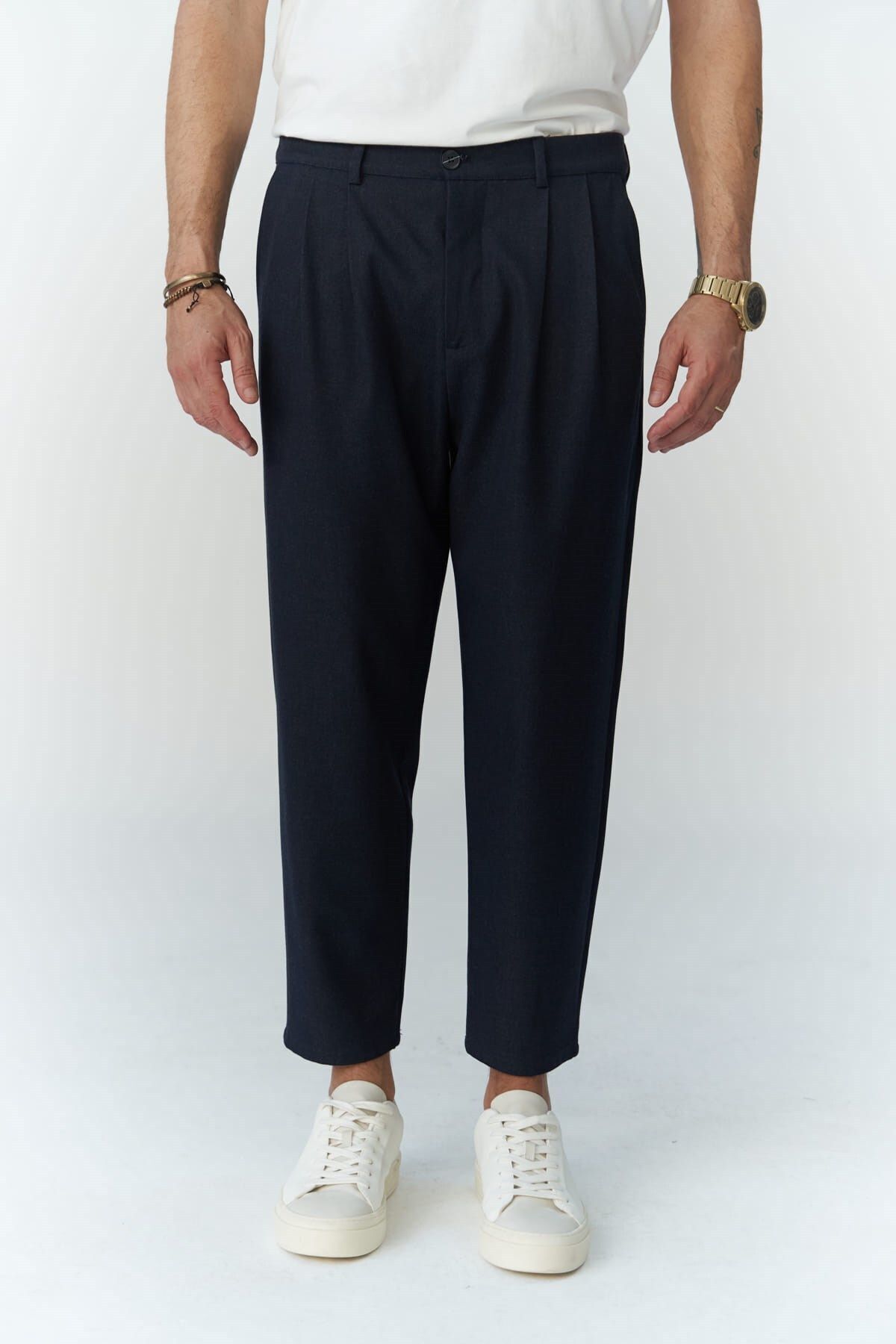 Harold Navy Blue Men's Trousers