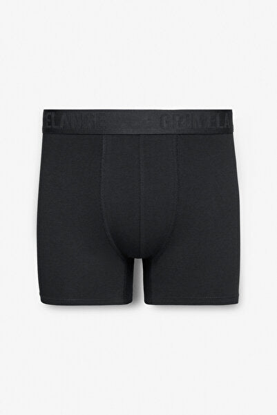 PETRUS Men's 3 Pack Cotton Lycra Flexible Fabric Black / Navy Blue / Grimelange Boxer