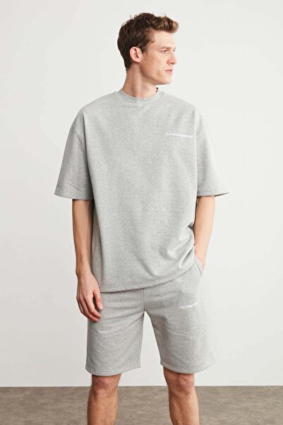 Colombia Men's 2-Piece Set Comfort Fit Relaxed Pattern Text Embroidered Non-Red Grimelange Tracksuit Set