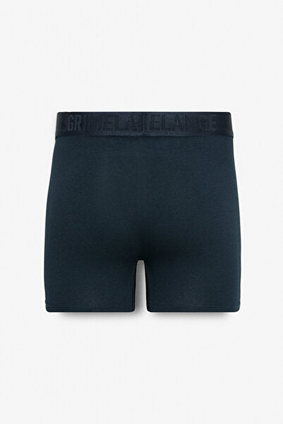 PETRUS Men's 3 Pack Cotton Lycra Flexible Fabric Black / Navy Blue / Grimelange Boxer