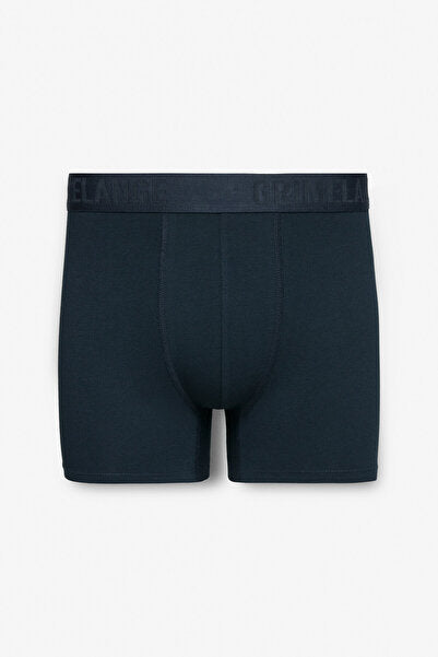 PETRUS Men's 3 Pack Cotton Lycra Flexible Fabric Black / Navy Blue / Grimelange Boxer