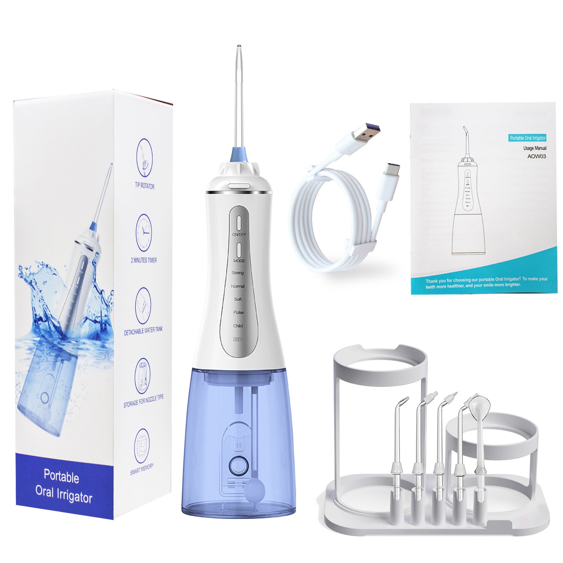 Portable Oral Irrigator Oral Cleaning Electric Teeth Cleaner